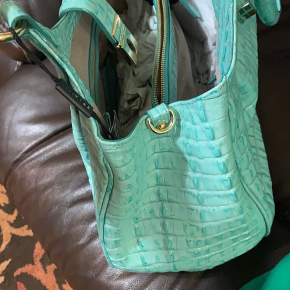 🎉🎉🎉💙HOST PICK NWT Color Mint La Scala Brahmin - Picture 8 of 8